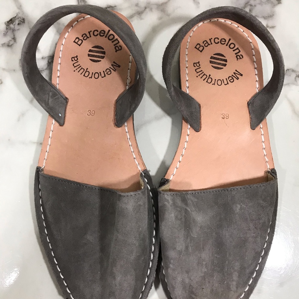 Menorquina Barcelona leather sandals size 9
